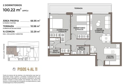 Venta De Apartamento  De s Dormitorios, 2 Baños, Terraza. Entrega Inmediata!