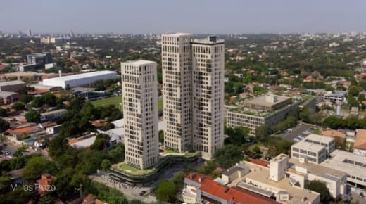 Departamento en venta 1 dormitorio con balcón Barrio Stma trinidad Asunción Edificio Zuba Molas Plaza