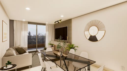 Departamento en venta 2 dormitorios en barrio Ykua Sati Asunción edificio Ayre Santa Teresa