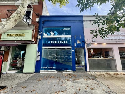 Amplio local comercial de 160m2 sobre avenida en Colonia del Sacramento