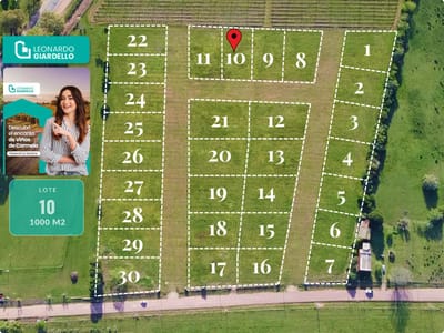 Venta - Terreno - Lote 22 - Carmelo - Barrio Viñas de Carmelo