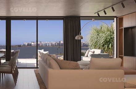Venta Apartamento 2 dormitorios al frente - Puerto Buceo