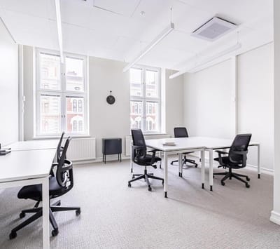 Alquiler de oficina comercial para 5 personas en Lima, Real Plaza Puruchuco.