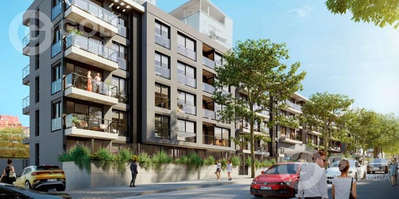 Venta apartamento de 2 dormitorios con amplia terraza en Tres Cruces