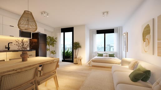 Venta de monoambiente con terraza en Buceo