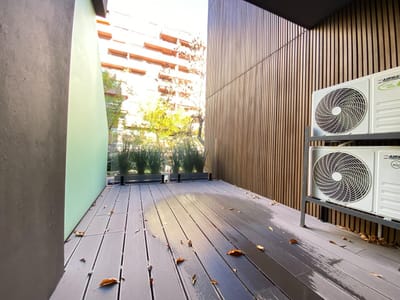 Apartamento de un dormitorio , terraza, al frente, a estrenar
