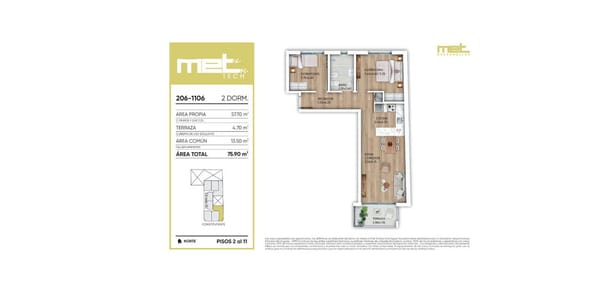 Venta Apartamento al frente, 2 Dormitorios y Terraza. Cordón! Entrega Diciembre Inmediata!