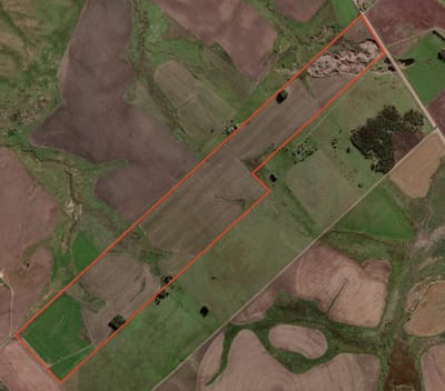 Campo agrícola–ganadero en Durazno  129 ha  Índice CONEAT 169