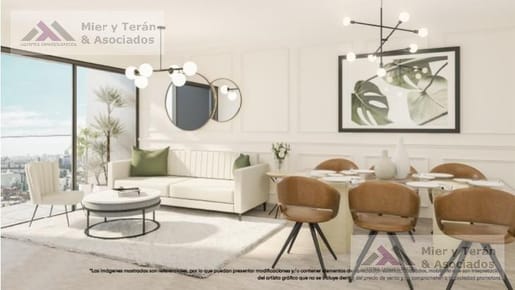 VENTA DEPARTAMENTO SANTA CATALINA - DPT TIPO 1 (609-884-2)