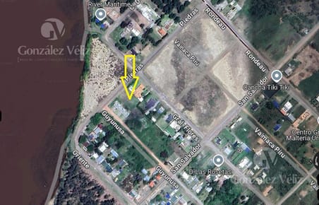 Terreno con vista al río en primera línea en Brisas, Nueva Palmira