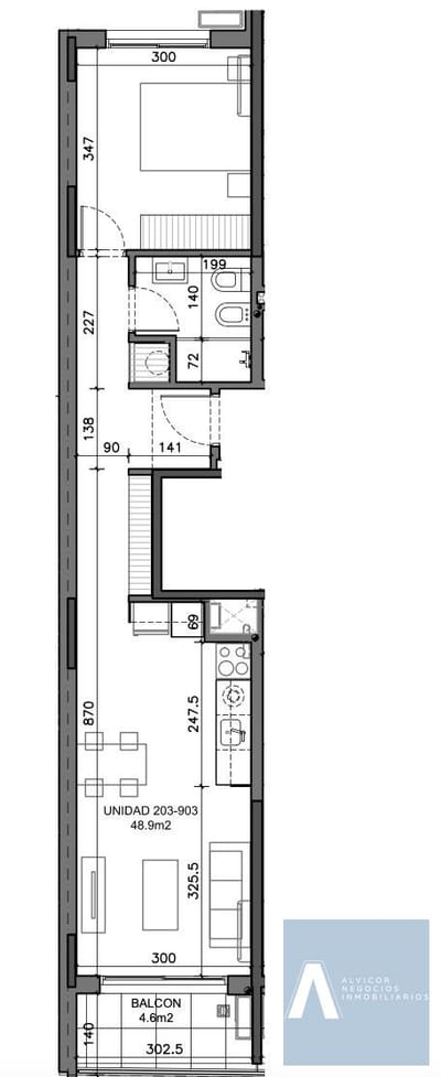 Apartamento de 1 Dormitorio en Venta, Cordón AP5561506