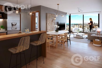 Venta apartamento 1 dormitorio con terraza en Pocitos
