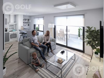 Venta apartamento penthouse 1 dormitorio con terraza en Cordón