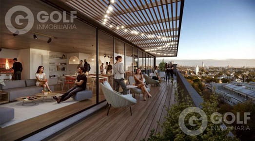 Venta apartamento de 2 dormitorios con terraza en La Blanqueada