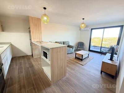 Apartamento en alquiler  de 1 dormitorio  con vista al arroyo en Postal Carmelo Suites