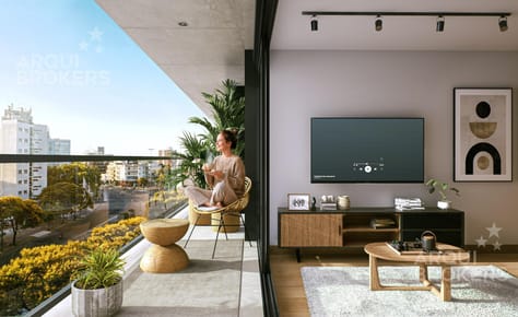 Apartamento monoambiente en venta en La Blanqueada - 402