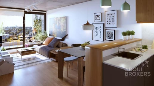 Venta apartamento dos dormitorios en Tres Cruces - 1002