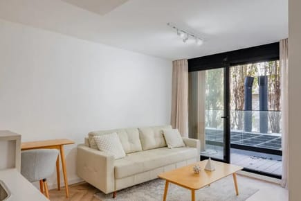 Alquiler apartamento 1 dormitorio con garaje incluido. Costanera village amenities con Piscina, gimnasio frente al mar. Ciudad de la Costa.