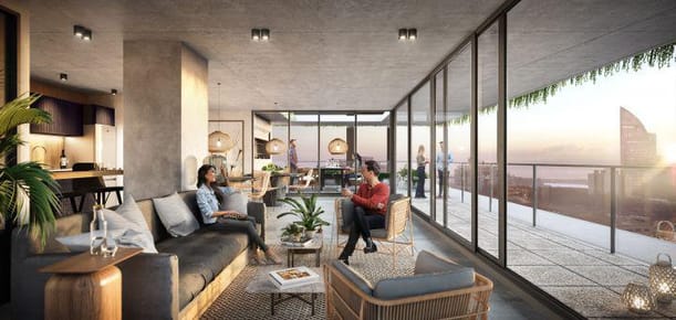 Venta apartamento dos dormitorios con balcón en Aguada
