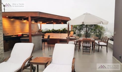 VENTA ESPECTACULAR PENTHOUSE EN SAN ISIDRO FRENTE AL GOLF (609-8-28)