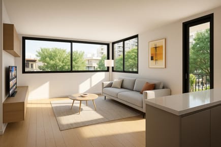 Estrena, Aquiles Lanza e Isla de Flores, 1 dormitorio, super luminoso, todo exterior, 45 m2 !!