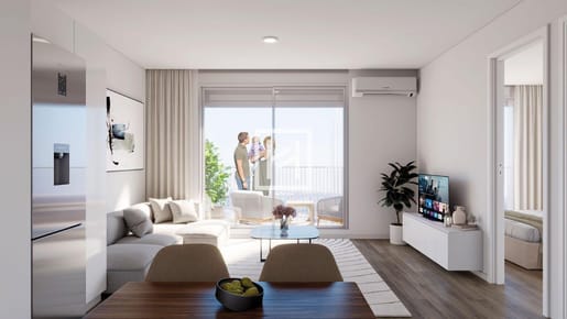 Miraf Haedo 3 (301) - Venta Apartamento 1 Dormitorio en Cordón - Estrena 2027