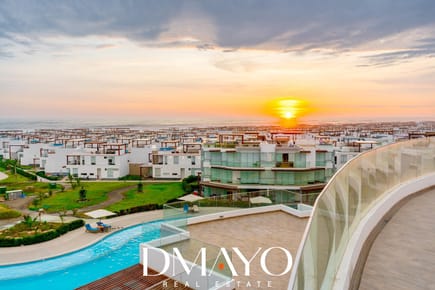 DE ESTRENO - NO PAGA ALCABALA! FLAT de 2 y 3 DORMITORIOS con PISCINA en EXCLUSIVO CONDOMINIO de ASIA