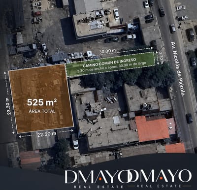 Zonificación Industrial 1 - Venta Terreno 525 m2 - Frente a planta de Laive - Santa Clara - Ate