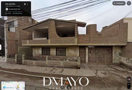 Terreno de 280 m² con 16 metros de frente en San Juan de Miraflores