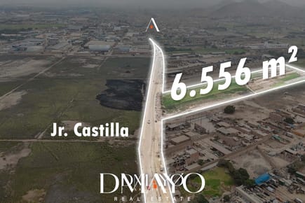 VENTA TERRENO DE 6556 M2 EN LURIN A LA ALTURA DEL PUENTE ARICA