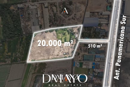 Terreno industrial en av panamericana sur KM 37,5 Lurín