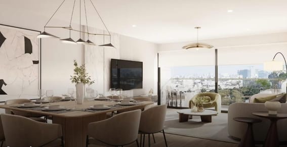 3 Dormitorios  114 m2 vista calle Lord Nelson -