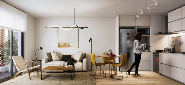 Venta de Apartamento 2 dormitorios con balcón en La Blanqueada