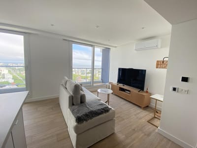 Alquiler De Duplex amoblado En JOY Montevideo, 2 Dormitorios, 3 Baños y Garage , Piso Alto. Pocitos