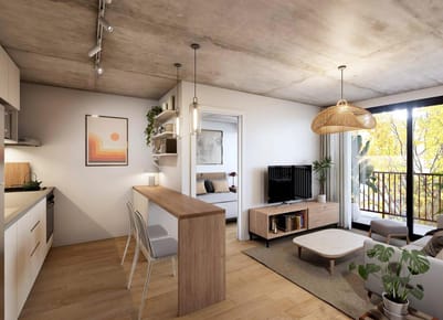 Apartamento 2 dormitorios con terraza en venta - La Blanqueada