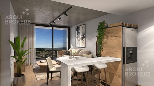 Apartamento  de un dormitorio con patio en venta en Aguada - 003