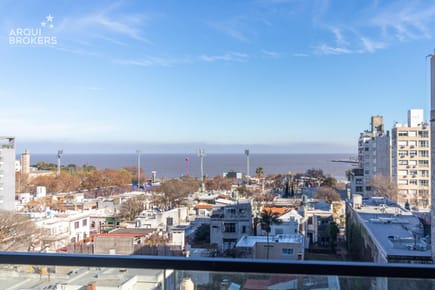 Apartamento penthouse de un dormitorio en alquiler en Punta Carretas - 1002