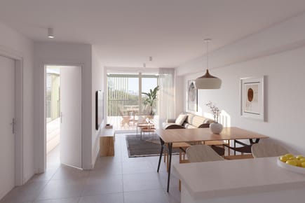 Venta apartamento  de un dormitorio y terraza. Punta Carretas. A estrenar- Sin gastos de ocupación