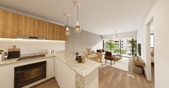 Departamento en venta de 1 dormitorio cerca a la Av. Ricardo Escardo y Av. La Marina