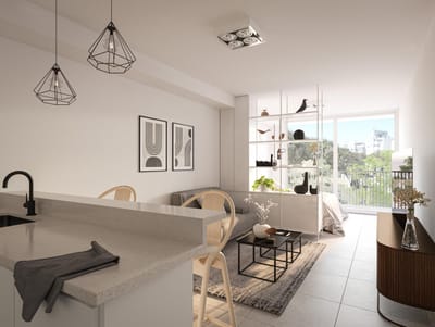 Venta apartamento 1 dormitorio con terraza-Punta Carretas-Entrega inmediata.Sin gastos de ocupación