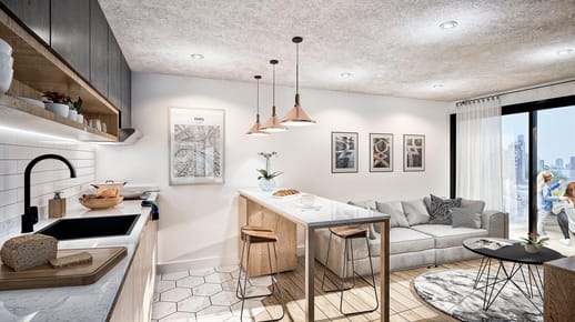 Venta de apartamento monomabiente en Tres Cruces.