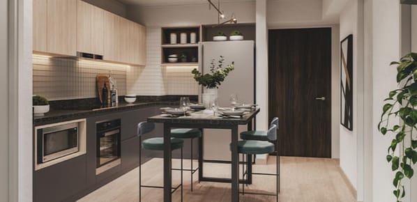 Loft de 1 ambiente en elegante y moderno Edificio