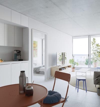 Venta de Apartamento Duplex de 1 dormitorio con terraza - Barrio Sur