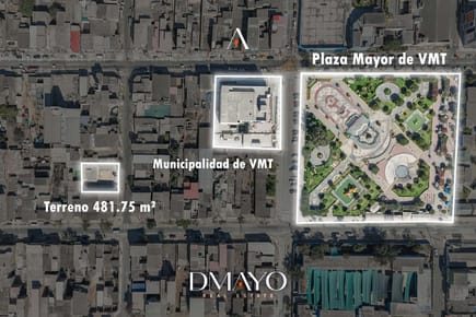 Vendo Terreno a espaldas de la Muni VMT