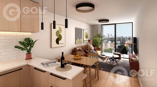 Venta de apartamento penthouse de 1 dormitorio en Cordón Sur