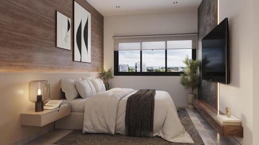 Departamento en venta 1 dormitorio en barrio Villa Morra Asunción en el Edificio Magallanes