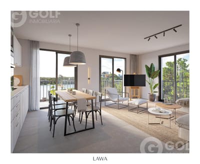 Venta de apartamento 2 dormitorios con lago en  Carrasco Este LAWA