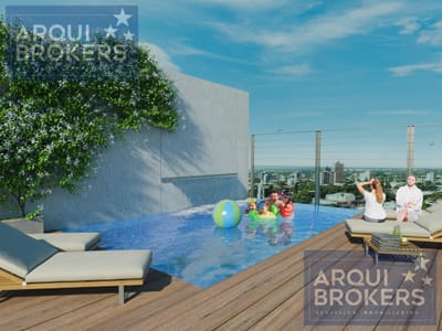 Venta apartamento monoambiente con renta en Tres Cruces - 604