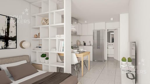 Apartamento de un dormitorio en venta en La Blanqueada - 802