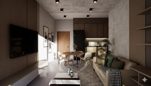 Departamento en venta 1 dormitorio en zona Conmebol Luque Edificio Brick
